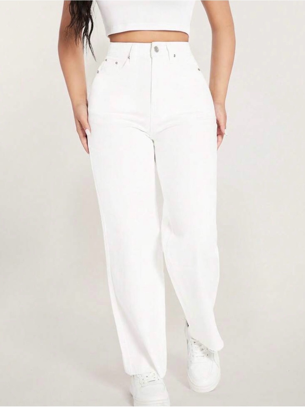 Shein white jeans